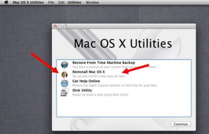 A Mac OS újratelepítése MacBookra